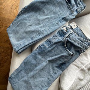 Agolde size 24 blue jean bundle (Toni/Nico)